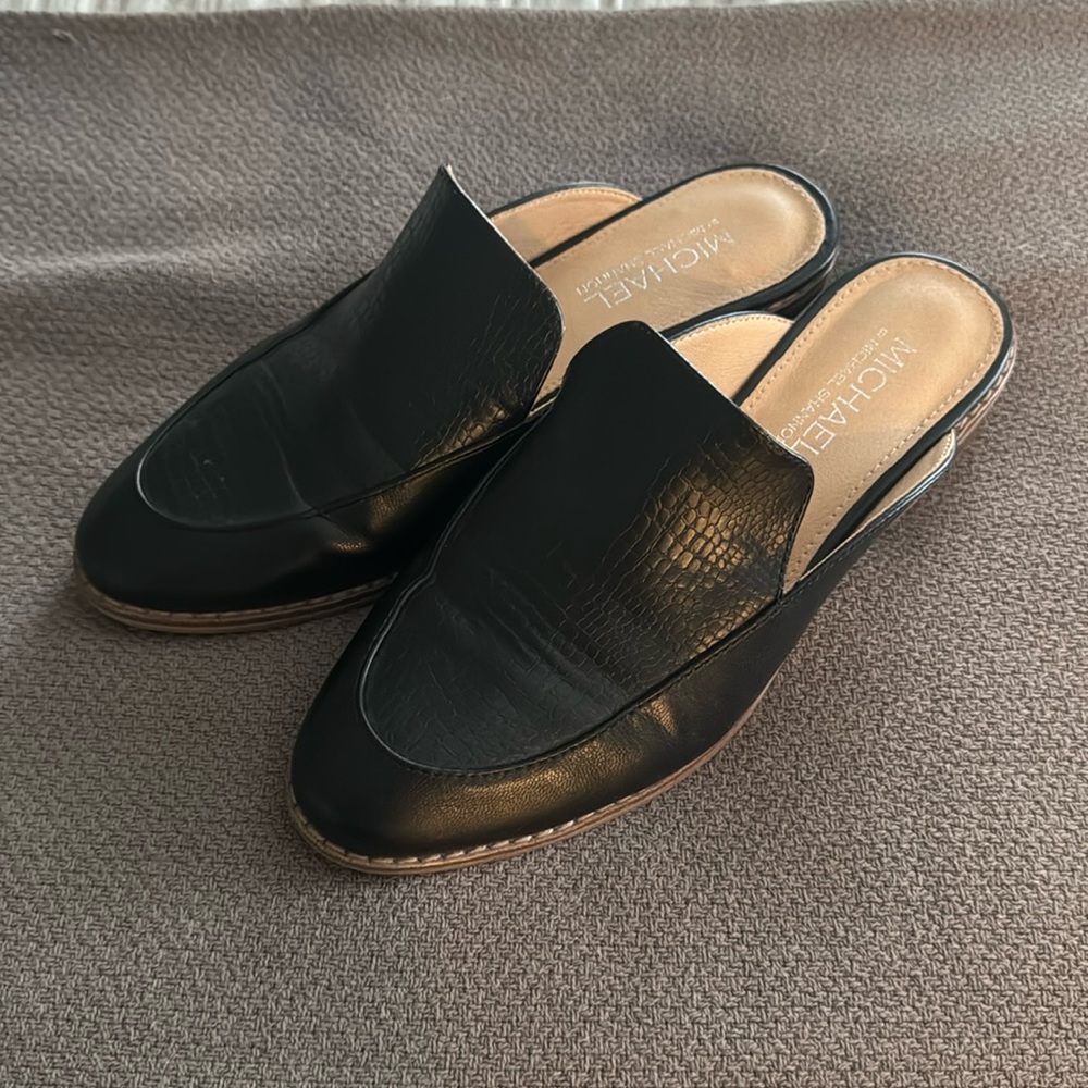 Michael Leather Loafers Size 7 Worn once!